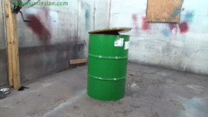 Leggy Redhead Bound Over a Barrel